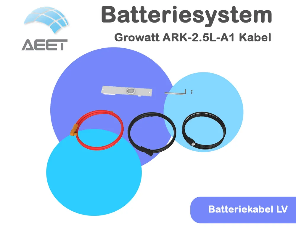 Growatt ARK-2.5L-A1 Kabel | Batteriekabel Niedervolt Preis Gesenkt