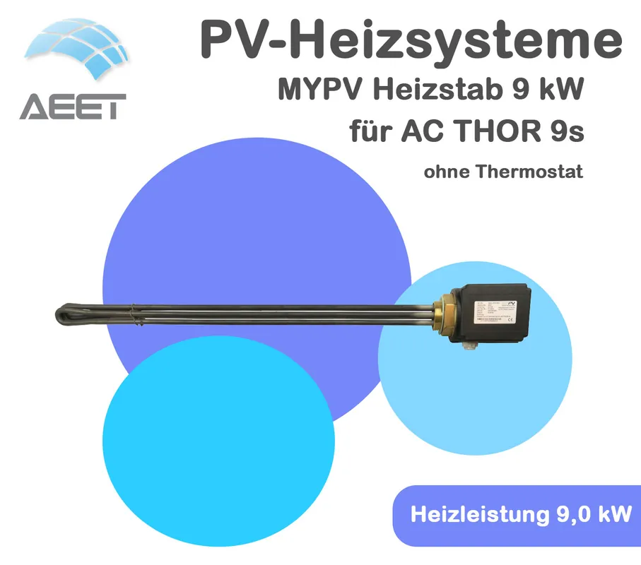 my-PV Heizstab 9 kW für AC THOR 9s ohne Thermostat Finale Aktion