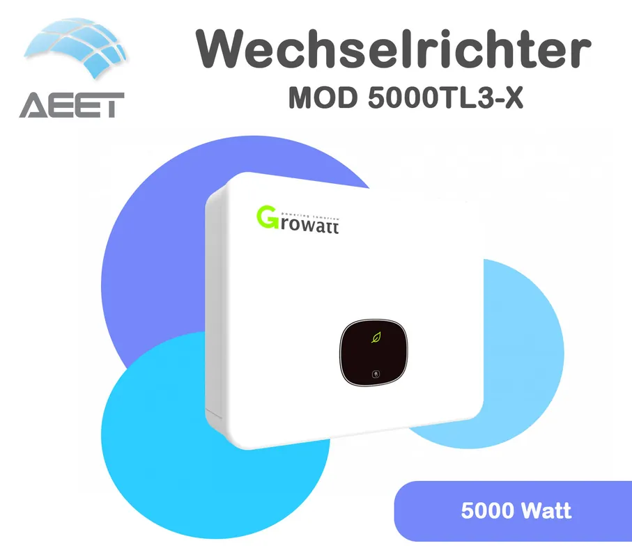 Top-Preis Wechselrichter Growatt MOD 5000TL3-X | 5KTL3-X mit AFCI