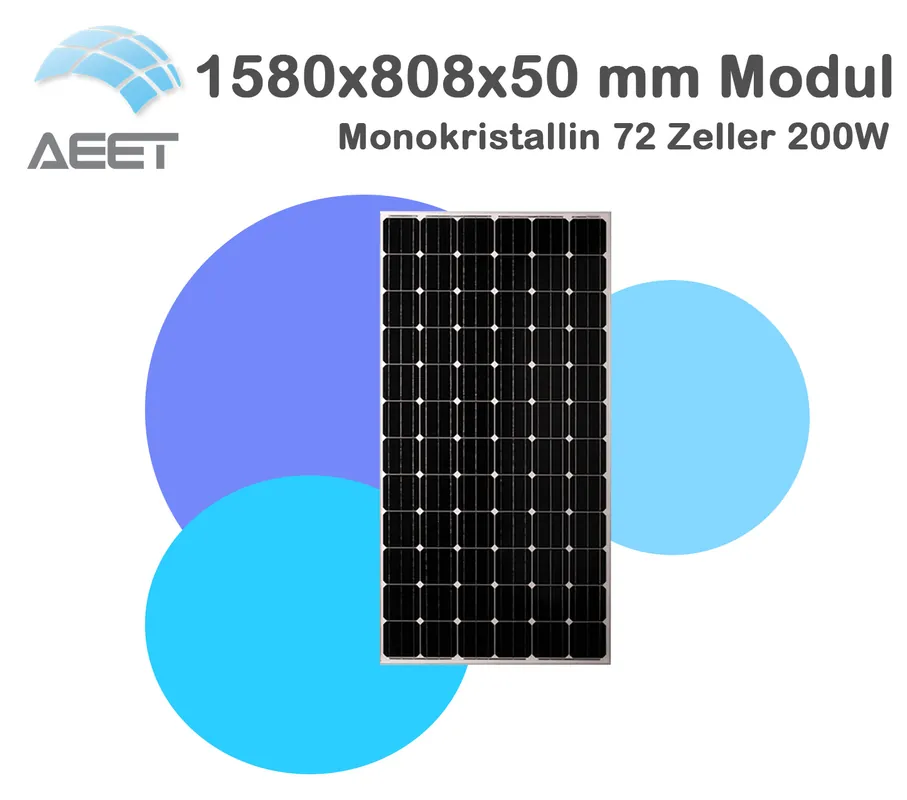 Solarmodule 1580 x 808 x 50mm 72 Zeller Mono Preis Gesenkt