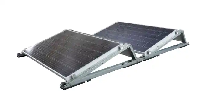 Schnäppchen TRITON Flachdachmontagesystem Süd 15° -SET für 2 Module 35mm