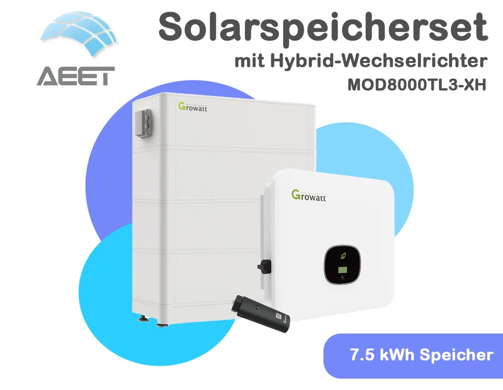 Wochenendangebot Growatt SET MOD Speichersystem DC 8.0 kW m 7.5 kWh Speicher