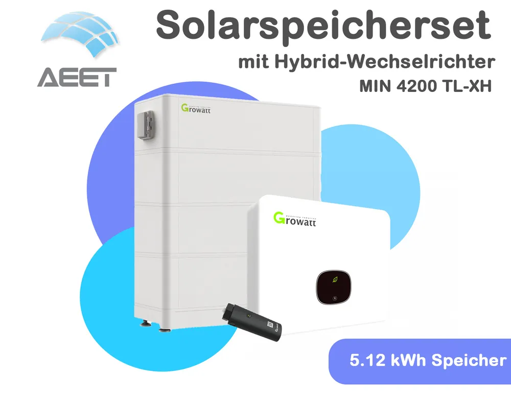 Growatt SET MIN Speichersystem DC 4.2 kW m 5.12 kWh Speicher Knallerangebot