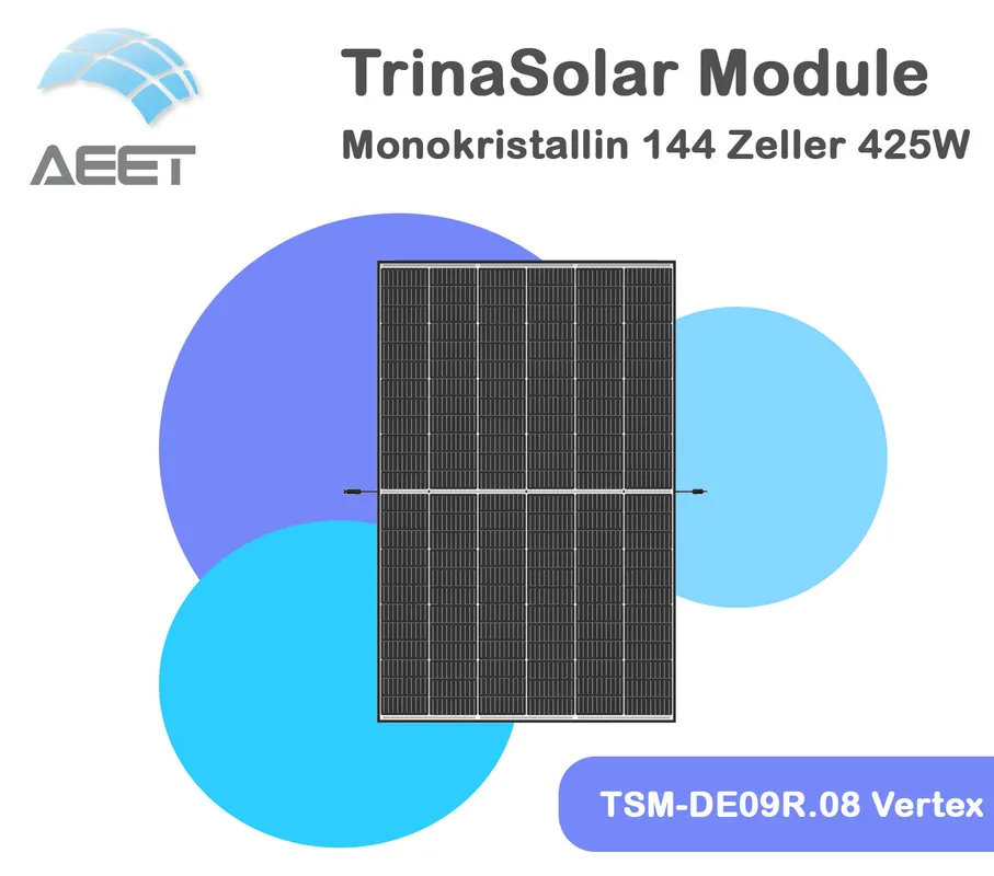 Solarmodule Trina 425 TSM-DE09R.08 Vertex S Must-Have