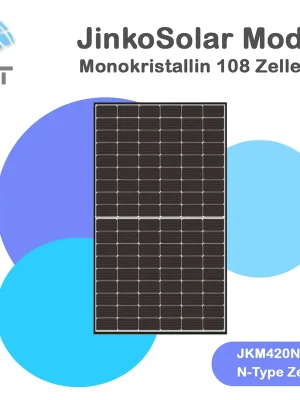 Kracherpreis Solarmodule JinkoSolar JKM420N-54HL4-V 420 Watt