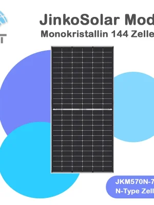 Solarmodule JinkoSolar JKM570N-72HL4-BDV 570 Watt Preis Gesenkt
