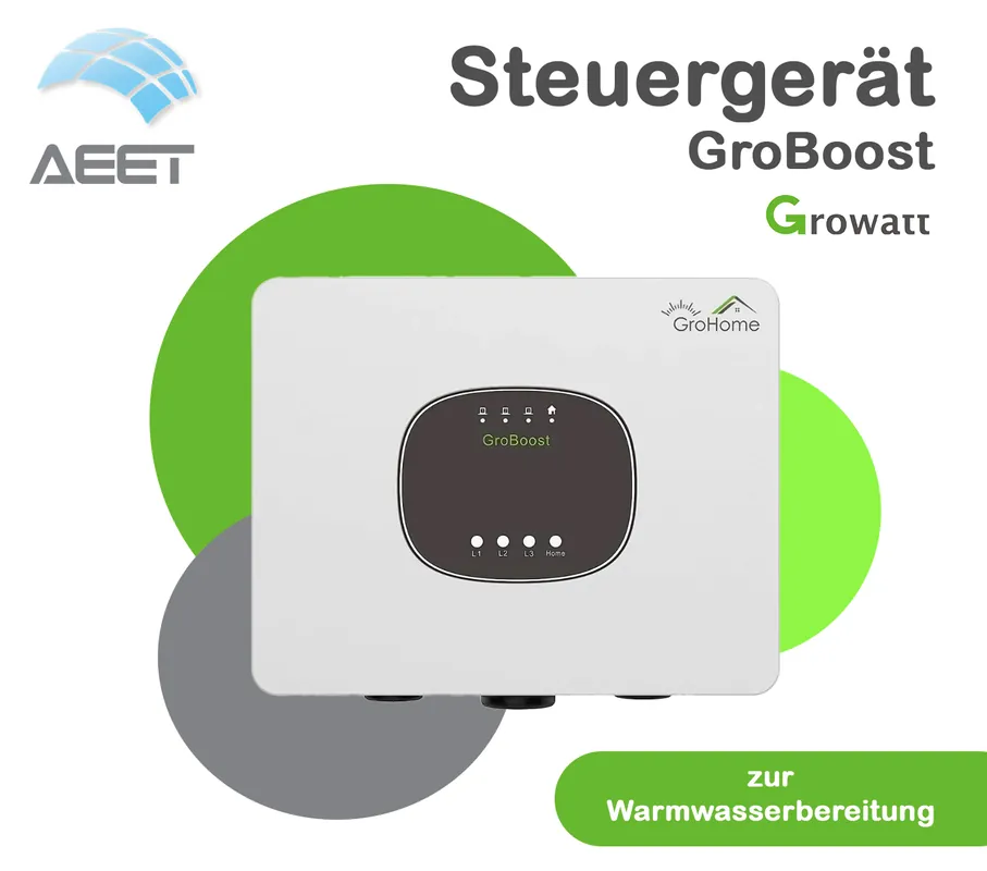 Growatt GroBoost Steuergerät zur Warmwasserbereitung Direkt Vom Hersteller