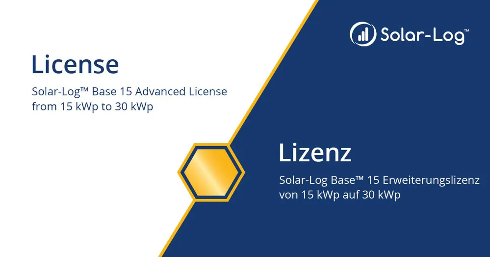 Solar-Log Base 15 Erweiterungslizenz Super-Preis