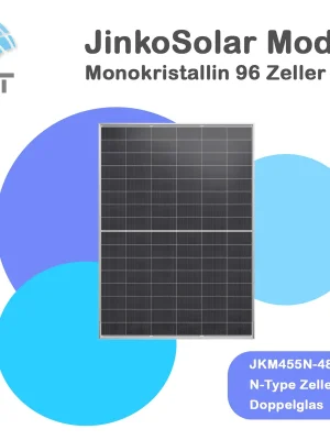 Super-Preis Solarmodule JinkoSolar Doppelglas JKM455N-48HL4M-DV