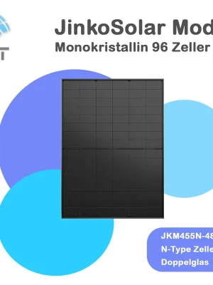 Sonderaktion Solarmodule JinkoSolar Doppelglas JKM455N-48HL4M-DB