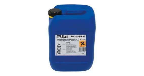Vaillant Soleflüssigkeit 30L Fertiggemisch 30% für Sole/Wasser-Wärmepumpen 8000021851 Sale