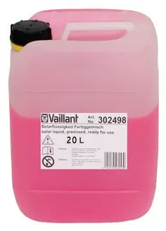 Neue Kollektion Vaillant Hochleistungs-Solarflüssigkeit Fertiggemisch 20 l Kanister 302498