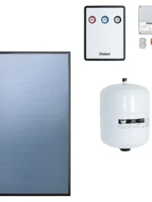 Geprüft Vaillant Solaranlage 9.611/5, 10,04m² auroTHERM plus VFK 155/2 V, VMS 70 0010042390