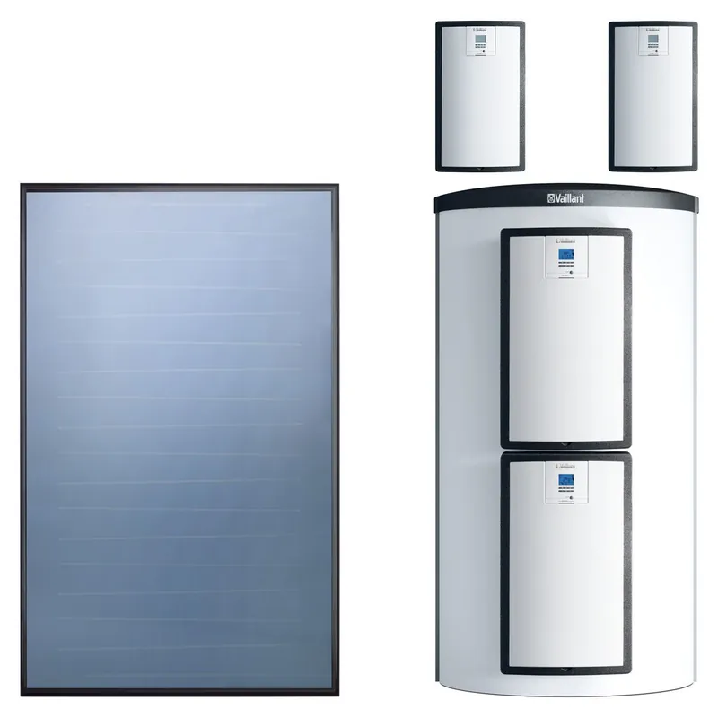 Vaillant Solaranlage 9.431/6, 10,04m² VFK 145/3 V, allSTOR exclusiv VPS 800/3-7 0010042369 Aktuell