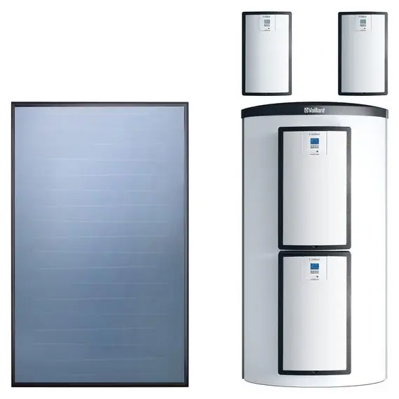 Vaillant Solaranlage 9.432/5, 12,55m² VFK 145/3 V, allSTOR exclusiv VPS 800/3-7 0010042370 Heißes Angebot