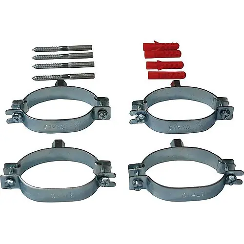 Ovalschellen Solar Set - 4 Stück - für Solarschlauch DN 16 & DN 20/25 Neue Ware