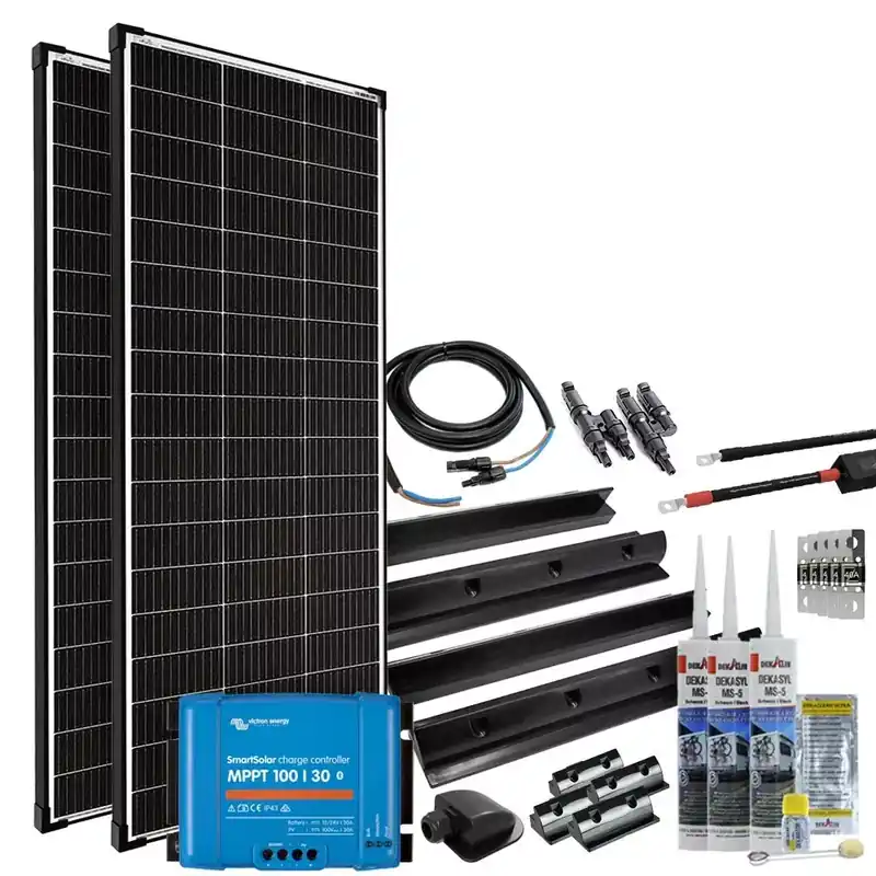 Kostenloser Rückversand 400W 12V MPPT Wohnmobil Solaranlage mPremium+ XXL