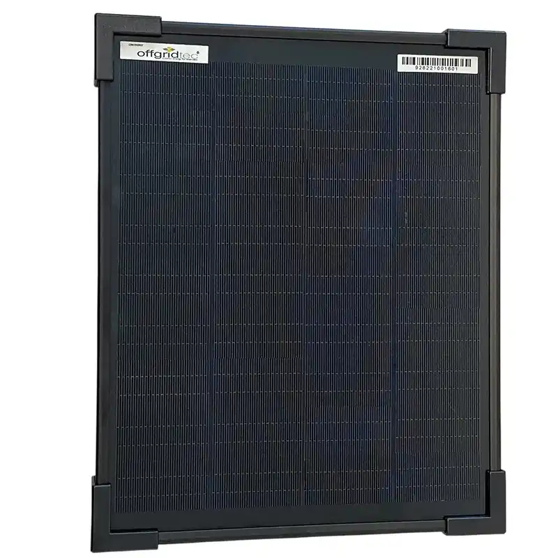 Aktuell 10W 12V Solarpanel OLP Schindeltechnologie Overlapping PERC