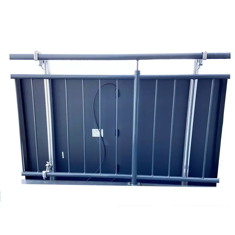 Nur Heute Balkon Halterung für Solarmodul bis 120cm Breite 35mm Rahmenstärke