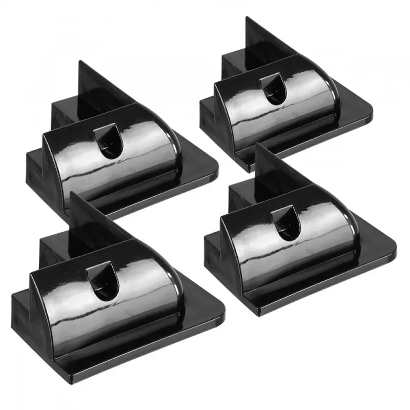 Gratis Versand Solar Eck-Spoiler-Set - 4 Stück - schwarz heavy duty
