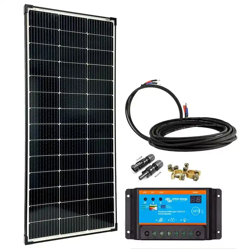 Zertifiziert 150W 12V Solar Garten-Set Basic Bausatz