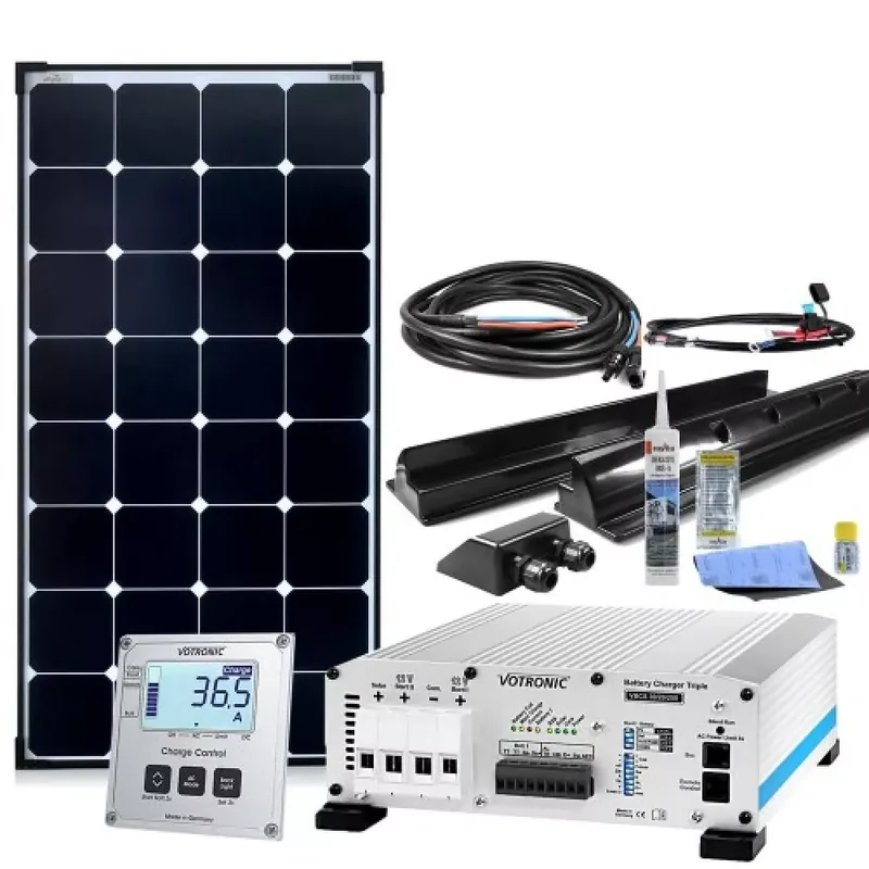 110W mTriple Wohnmobil Solaranlage EBL A 30/20/250 Echt