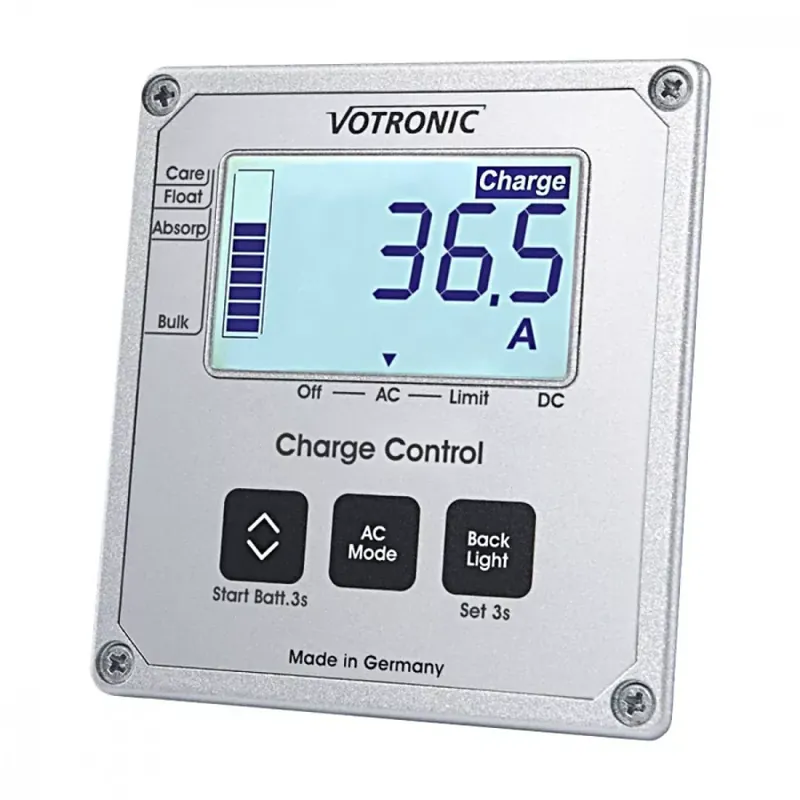 Neu Im Sortiment Votronic 1248 LCD-Charge Control S-VCC Display für Ladewandler VCC-Serie