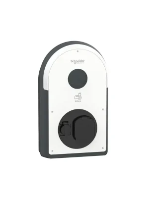 Schneider Pro AC Wallbox, 22kW, T2S &TF Steck. , MID, 6mA, IP54, IK10, NFC/RFID Reader, EVB3S22N40FM Kostenloser Rückversand