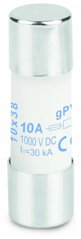 Echt Weidmüller FUSE 10X38 10A 1000 VDC GPV Photovoltaik Schmelzsicherungseinsatz, 1000 V, 10x38, gPV, 10 A, 2783230000