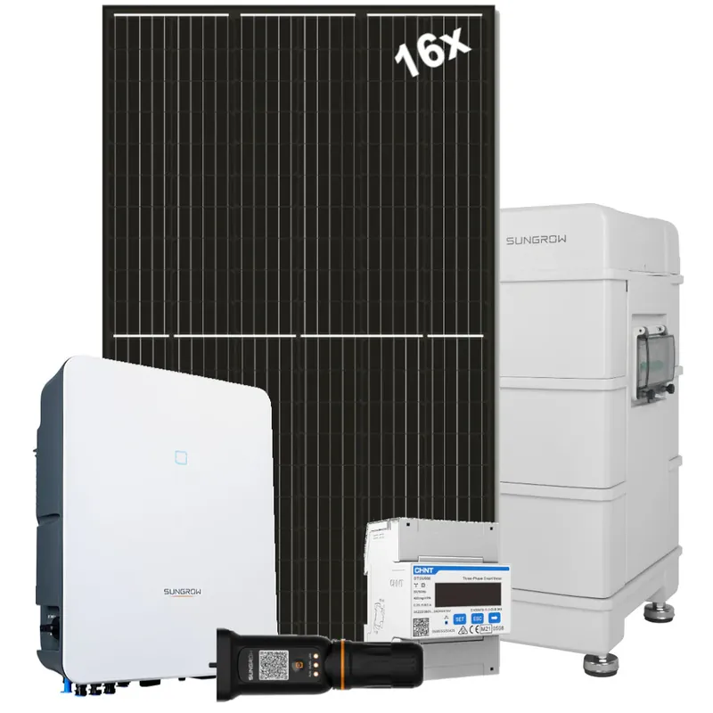 Garantierte Lieferung Sungrow | Hybrid Solaranlage 6 kW+SBR Stromspeicher| Set