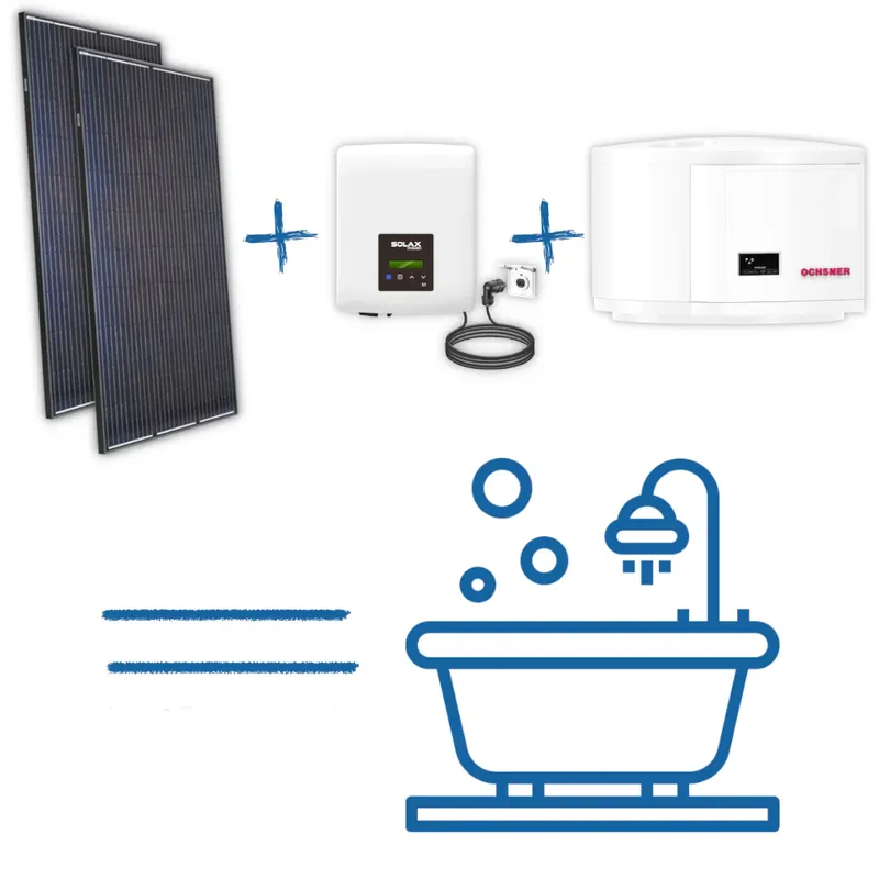 Balkonkraftwerk 600 Watt + Wärmepumpe | autarke Brauchwassererwärmung Angebot